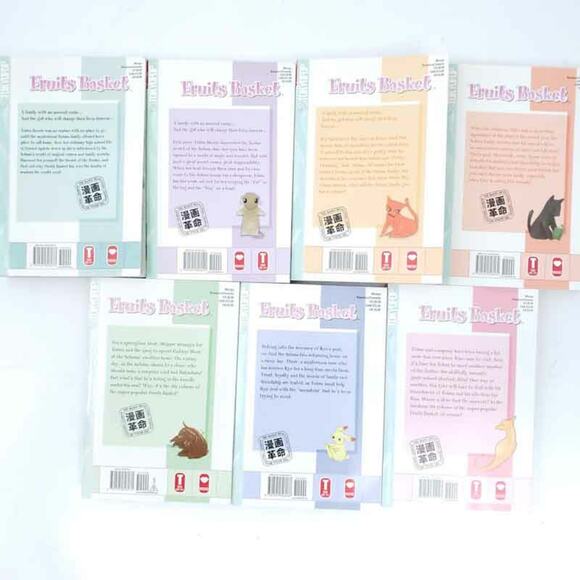 Fruits Basket Toykopop Books 1-7 Natsuki Takaya Shojo Manga Graphic Comic Novel - Picture 2 of 2